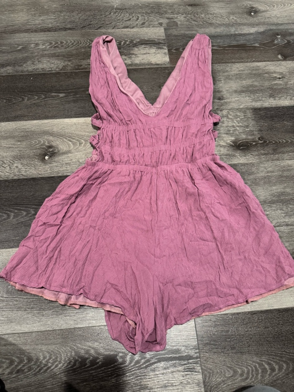 Windsor Dusty Mauve V-Neck Romper